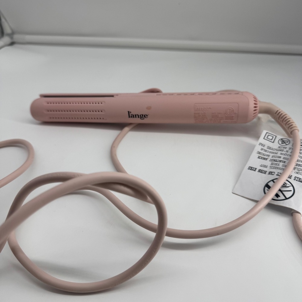 L'ange Le Duo 360 Airflow Styler Pink Titanium Flat Iron Curler A133